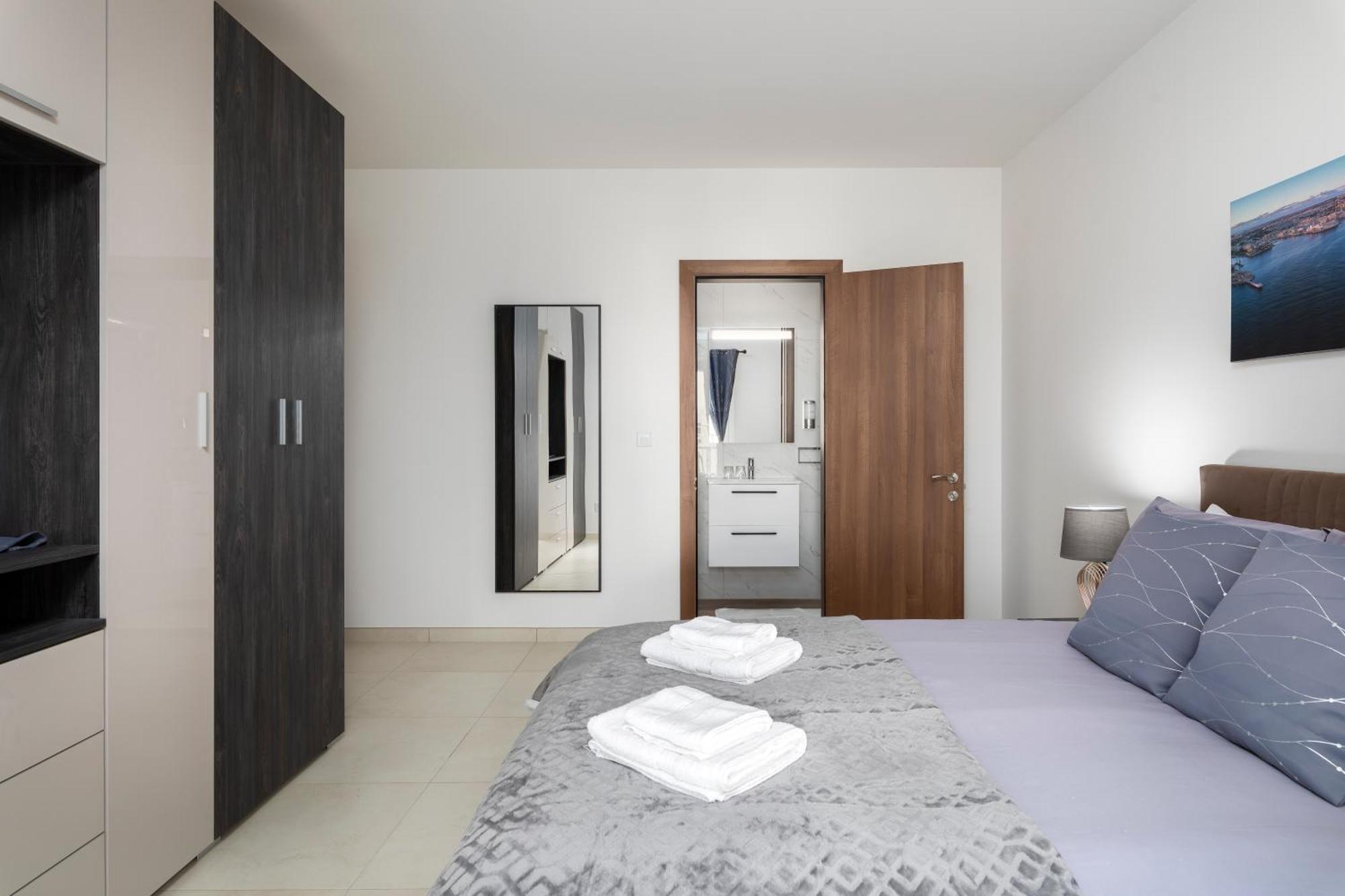 Modern & Spacious 2Br Apartment With Country Views - Close To Xemxija Bay San Pawl il-Baħar Zewnętrze zdjęcie