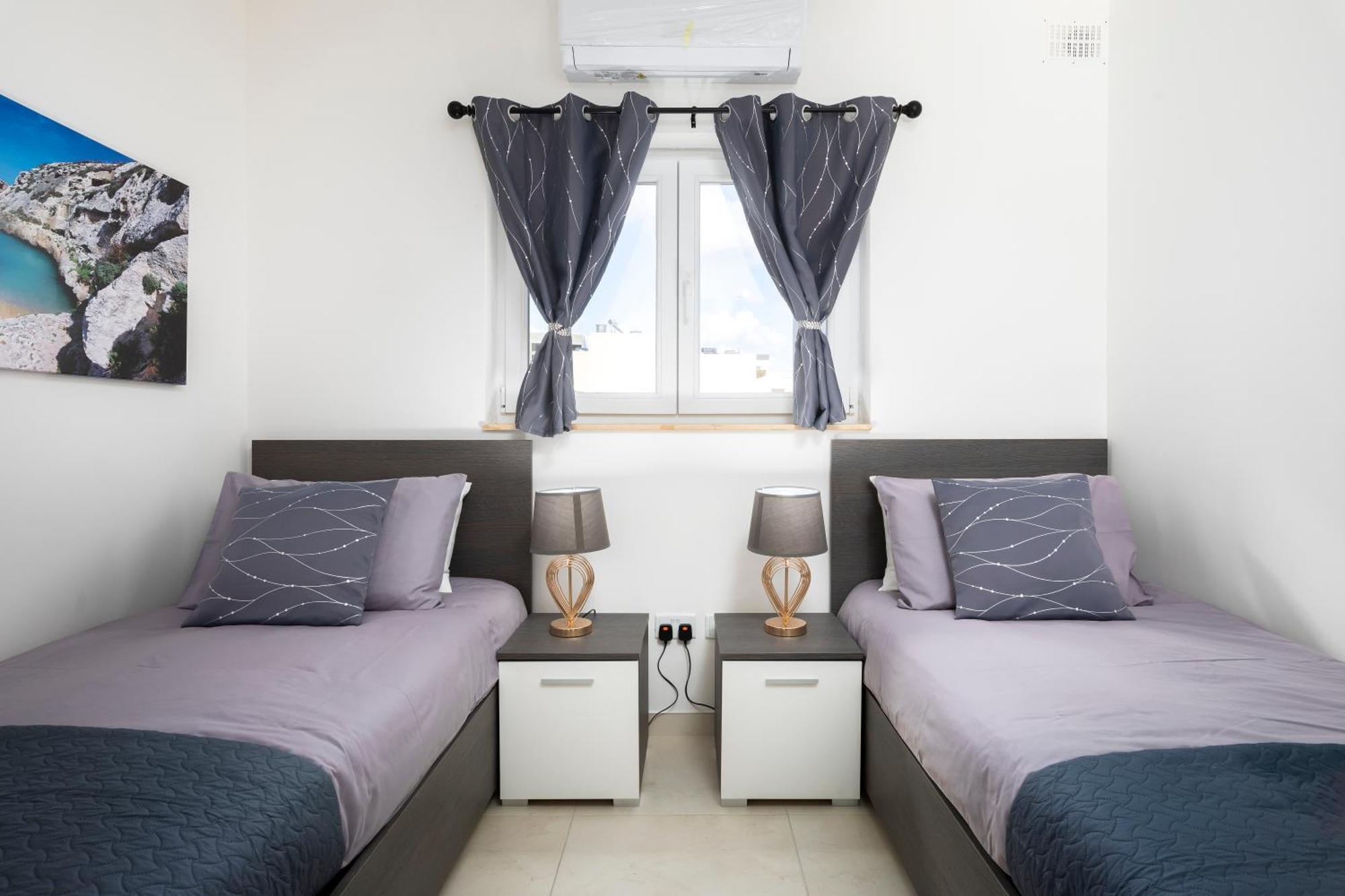Modern & Spacious 2Br Apartment With Country Views - Close To Xemxija Bay San Pawl il-Baħar Zewnętrze zdjęcie